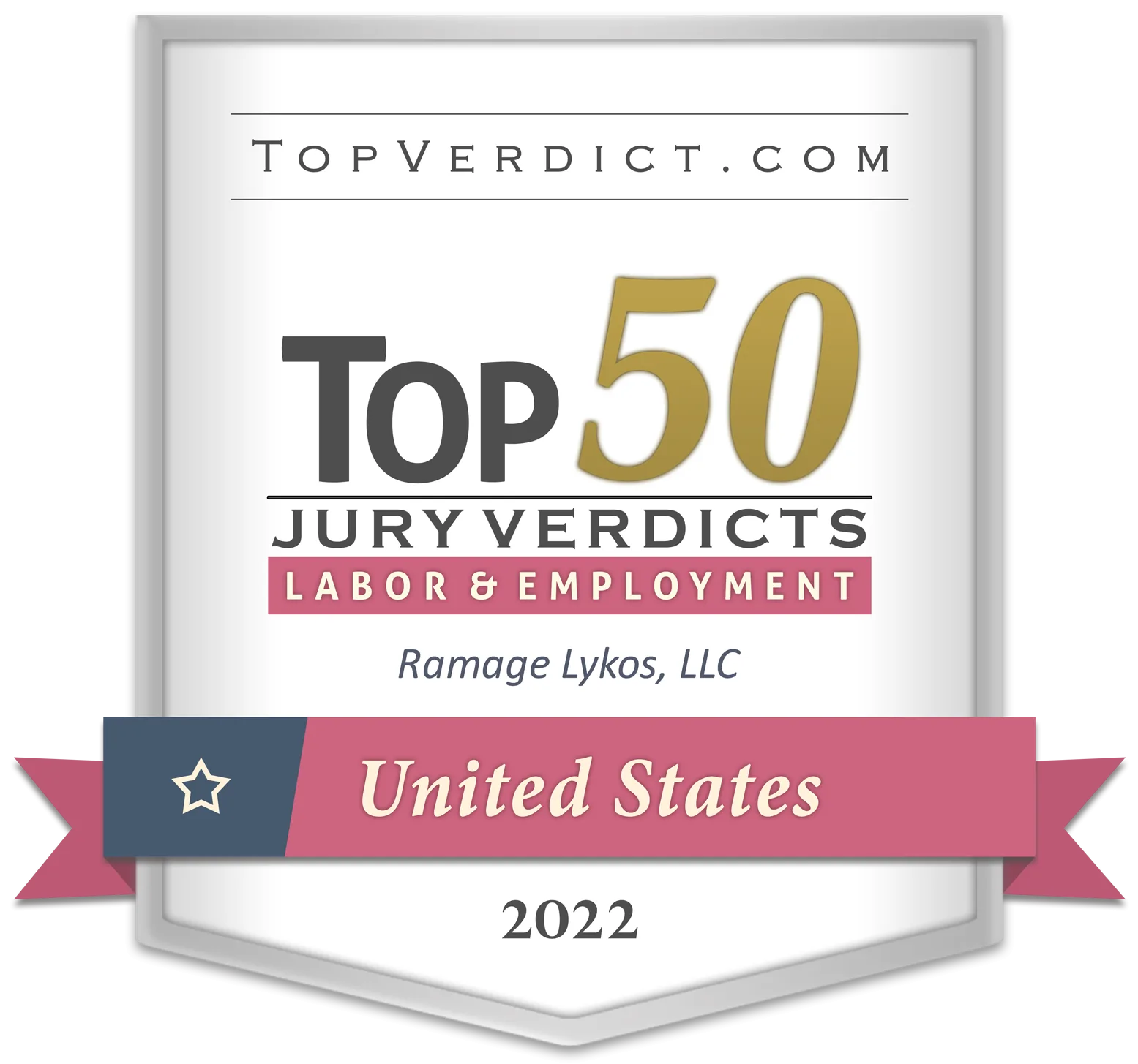  firm-badge-top-50-labor-employment-verdicts-united-states-2022-ramage-lykos - Ramage Lykos, LLC